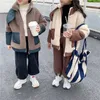 Down Coat new Baby Girl Boy Spring Autumn Splicing Coats Jackets down Fashion Jacket Kids Children Clothes R230905
