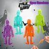 Party Decoration 6pcs Soft Rubber Skull Skeleton Zombie Doll Tricky Treat Children Halloween Decor Kindergarten Party Gift Horror Halloween Favor X0905