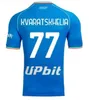 23 24 Napoli Soccer Jerseys Maglia Neapel 2023 2024 Kids Men Football Shirt H.Lozano Kvaratskhelia Simeone SSc Napoli Maillots de Foot Maradona Osimhen Elmas Home 4xl