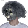 Máscaras de festa Máscara de zumbi Assustador Monstro Halloween Fancy Dress Party Costume Props Horror Grimace Zombie Máscaras de látex T230905