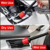 Ensemble de nettoyage de brosse de détail de lavage d'éponge de voiture, grilles d'aération de tableau de bord, outils de nettoyage de poussière de saleté de jante, livraison directe de voiture Automobiles motos Ca Dha4D