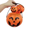 Party Decoration Halloween Pumpkin Bucket for Candy Snack Gift Holder Portable Boxes Trick or Treat Kids Packaging Halloween Decoration Supplies x0905