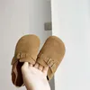 Slipper Sepatu Mule Kulit Asli Anak Laki Laki Laki Dan Perempuan Sepatu 2023 Flat Luar Ruangan Lembut Dalam 1 12 Tahun Untuk Balita 230905