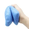 Atualizar 2/4 pçs microfibra toalha de lavagem de carro aplicador de cera de carro luvas polimento esponja lavagem de carro detalhando acessório universal