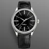 고품질 시계 39mm Geneve Cellini 2813 운동 가죽 팔찌 자동 남성 시계 Watches285u