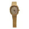 Damies Antique Watch pełen diamentowej tarczy Unikalna retro w stylu retro kwarcowa 29 6x26 6mm Montre de Luxe283d