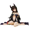 Giocattoli con le dita 14 cm Anime TO LOVE Kotegawa Yui Figura Lingerie sexy nera Ragazza seduta Action Figures Noodle Stopper Collezione per adulti Modello giocattolo