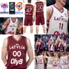 Afdrukken WK 2023 Basketbal Letland 55 Arturs Zagars Jerseys 66 Kristers Zoriks 24 Andrejs Grazulis 00 Rodions Kurucs 8 Davis Bertans 12 ARTURS STRAUTINS Shirt