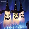 Party-Dekoration Lofytain LED-Halloween-Außenleuchte zum Aufhängen, Geister-Halloween-Party-Verkleiden, leuchtende gruselige Lampe, Horror-Requisiten, Heimbar-Dekoration x0905