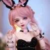 Puppen SISON BENNE Süße 22-Zoll-Mädchenpuppe 13 BJD mit Kleidung, Anzug, komplettes Set handbemaltes Make-up 230904