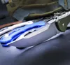 Najwyższej jakości CS-21TTL taktyczne składanie noża S35VN Satin Blade CNC G10 Uchwyt na zewnątrz kempingowe noży EDC z pudełkiem detalicznym