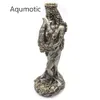 Objets décoratifs Figurines Aqumotic Richesse Déesse Plouto Argent Mascotte 1pc Décoration pour Maison Magasin Femmes Mythe Dieu Ploutos Décor environ 27 cm 230904