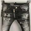 dsquared2 Вы Mens Designer de Luxo Denim Jeans d2 dsq2 dsquare 2 Buracos Calças COOLGUY Calças de Motociclista Roupas 7YO3