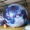 2m hanging LED inflatable earth ball giant inflatable globe balls for events decoration293O