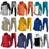 Designer-Herren-Trainingsanzug-Set, Nke Tech-Sporthose und -Jacke, Kapuzen-Lauf-Jogginghose, Langarm, Europa, American Football, Rugby-Trainingsanzug, Oberteile und Unterteile