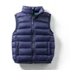 Down Coat Children Vest Autumn Winter Ultra Light Duck Down Jackets for Boys Sleeveless Waistcoats Kids Warm Girls Coat R230905