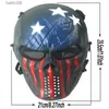 Party-Masken Echte Outdoor CS Zombie-Schädel-Maske Feldausrüstung Vollgesichts-Krieger-Maske Militär-Outdoor-Zubehör Halloween-Kleid Taktische Maske T230905