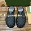 Chinelos de designer homens chinelo slip-on sandália amor desfile elea chinelos lona sola de borracha de salto baixo mules flip flops casual wear sapatos preguiçosos presente para homens metade slides 39-45