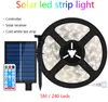 5M/10M ضوء شمسي الضوء في الهواء الطلق LED Strip Garden Decoration Light