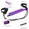 Integrerad fitnessutrustning Multifunktionell bärbar Pilates Bar Yoga Övning Sträckning Torsion Crunches Equipment Tool 230904