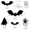 Party Decoration Artificial Spider Web Halloween Decoration Scary Party Scene Props White Stretchy Cobweb Horror House Home Decora Accessories X0905