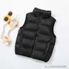 Down Coat Boys Girls Autumn Winter Down Vest Coat Children Warm Waistcoat Outerwear Kids Puffy Liner Child Clothing Infant Fluffy Jackets R230905