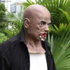 Party Masks Horror Bald Old Man Mask Halloween Scary Fancy Dress Party Bloody Latex Old Man Mask Creepy Costume Props T230905