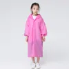 Rain Wear Children Adult Waterproof Raincoat Reuseable EVA Rain Poncho For Kids Girls WomenTransparent Clear Rainwear Suit For Student 230904