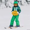 Gants de ski Sarung tangan hangat pour untuk anak anak sarung musim dingin tebal kain Oxford 600D dengan tali penyandang balita 230905