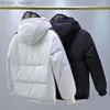 Parkas Erkek Ceket Parka Erkek Kadın Klasik Klasik Katlar Dış Tüy Kış Homme Unisex Coat Dış Giyim Çıkarılabilir Şapka Rüzgar Geçidi ve Sıcak T230905