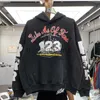 Heren Hoodies Sweatshirts RRR123 Gewassen Vintage Hoodie Mannen Vrouwen Heilige Print Topkwaliteit Zware stof RRR 123 Bigbang Sweatshirts met capuchon x0905