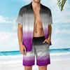 Męskie dresy na plażę Travel 3D Printing Star Wzór koszulowy garnitur plażowy surfing surfing szybki sucha 2023 miłośnicy duże