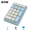 キーボードbow bow gaming papan ketik digital hombol angka ic rgbバックライトBluetooth mekanikal nomor isi ulang 230905