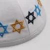 Bonnet/casquettes de crâne Je Kippa étoile de David broderie Kippot Kippah Judaica religieux kippa bonnets chapeau 230905
