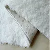 カーペットKarpet Berbulu Ruang Tamu Kamar Tidur Modern Dekorasi Gaya Nordic Wuduran Besar Hitam Abu Abu Non Slip Anak 230905