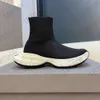 Designer 3XL Sneaker Sock Knit Boots Casual Shoes For Women Mens Luxury Tripler Black White Platform Vintage Trainers Runner Shoes With Box NO467