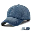 Unisex denim baseball cap tomt tvättat låg profil jean hatt kasquette justerbara snapback hattar mössor för män och kvinnor2807