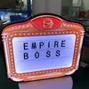 Andere evenementenfeestbenodigdheden Op maat gemaakte LED VIP-feesttent Letters Berichtbord Lichtbak Verwisselbaar letterbord voor evenementen Lounge Bar Nachtclub 230905