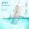 آخر نظافة عن طريق الفم Styton Water Flosser Untuk Gigi Portabel Irigator Flossing Gigi 12 Mode Dapat diisi ulang tahan air ipx7 dengan tas perjalanan 230904