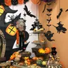 Party Decoration 6pcs Halloween Spider Ghost Hanging Banner Garland Scary Pendants Ornament Halloween Party Decorations for Home Haunted House x0905