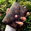 Luxurys tasarımcı cüzdan moda orijinal deri uzun kısa çanta katlanır cüzdan sevimli madeni para