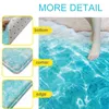 Tappeti 3D per soggiorno Grandi onde Spiaggia Tappeto per bambini Blu Kichen Mat Tappeto da pavimento Ingresso moderno Tappeti da bagno di casa 230905