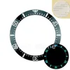 Repair Tools & Kits 40mm Black Ceramic Bezel Insert Set For 43 Men's Watches BGW9 Lume253w