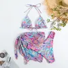 Designer Swimwear European American Sexy Three Piece Bikini Hoge kwaliteit S-XL