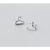 Stud élégant petits cintres oreille Sier alliage personnalisé filles cadeaux d'anniversaire Punk bijoux manteau cintre goujons boucles d'oreilles 7039191 Drop Deli Dhfxr