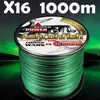 Ligne de tresse Hollowcore tressé pêche 1000M eau salée 20500LB Super japon Multifilament PE cordon forte résistance 016mm20mm 230904