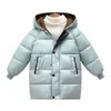 Abrigo de plumón Chaquetas para niños 3-10Y Invierno Abrigos gruesos y cálidos Chaquetas de moda para niñas Ropa de abrigo de algodón Otoño con capucha Traje para niños Ropa para niños R230905