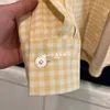 Casacos masculinos com capuz e xadrez amarelo primavera kiton