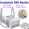 EMS -maskiner Fat Lös upp kroppsformning av kryolipolys Viktminskningsutrustning