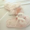 Slippers One Sies 36-38 Female Summer Big Bowknot Plus Indoor Floor Home Soft Sweet Wome 2colors Adult Guest Soes X0905